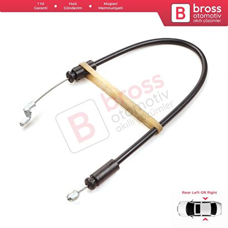 Renault Fluence Megane 3 için Arka Dış Kapı Açma Teli 825029306R