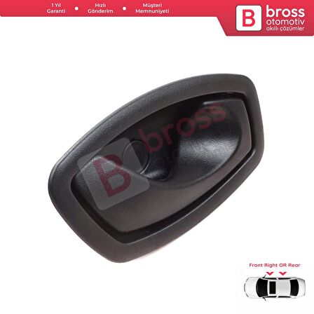 Renault Fluence Megane MK3 Clio MK4 Captur için SAĞ İç Kapı Açma Kolu SİYAH 806710001R