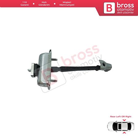 Opel Astra J 2009-2015 İçin Arka Sağ veya Sol Kapı Gergi Yayı 13270612 160011