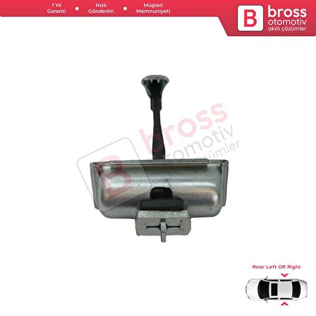 Opel Astra J 2009-2015 İçin Arka Sağ veya Sol Kapı Gergi Yayı 13270612 160011