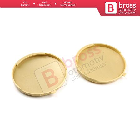 2 Adet VW Jetta Bora Golf MK4 İçin Arka Bej Küllük 1J0857962H Tamir Kapağı