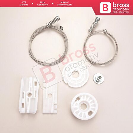 Porsche Carrera 911 (996) 1997-2005 99662411103 99662411203 İçin Elektrikli Arka Cam Kriko Seti