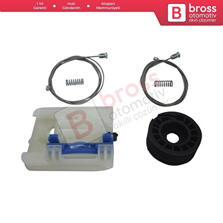 Ford Transit Custom Tourneo MK1 V362 F3 FY FZ 2012-2023 İçin Elektrikli Ön Sol Cam Kriko Tamir Seti