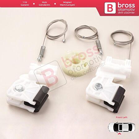 Hyundai Elantra HD 2005-2011 Sonata NF 2005-2008 İçin Elektrikli Ön Sol Cam Kriko Tamir Seti