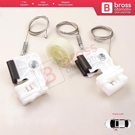 Hyundai Elantra HD 2005-2011 Sonata NF 2005-2008 İçin Elektrikli Ön Sol Cam Kriko Tamir Seti