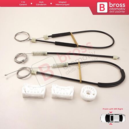 Mercedes Vito Viano Mixto W639 2011-2014 6397200146 İçin Ön Sağ veya Sol Kapı Cam Kriko Tamir Seti