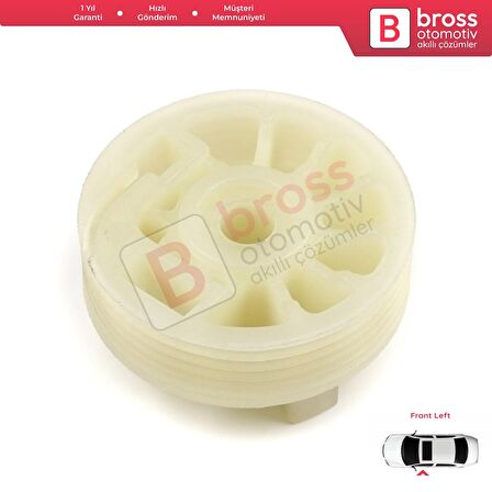 Fiat 500 2007-On için Ön Sol Cam Kriko Tamir Makarası 68070267AD