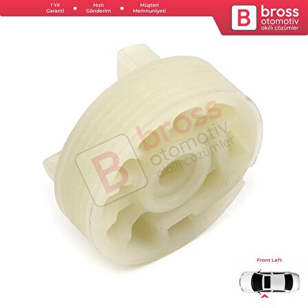 Fiat 500 2007-On için Ön Sol Cam Kriko Tamir Makarası 68070267AD