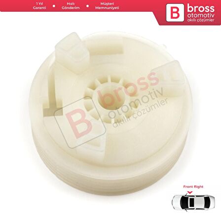 Fiat 500 2007-On için Ön Sağ Cam Kriko Tamir Seti 68070266AD