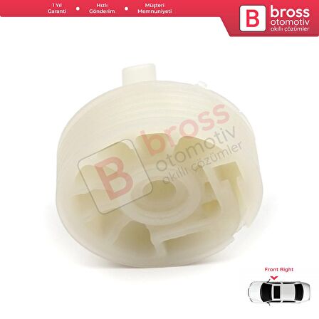 Fiat 500 2007-On için Ön Sağ Cam Kriko Tamir Seti 68070266AD