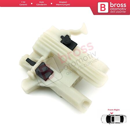 Fiat 500 2007-On için Ön Sağ Cam Kriko Tamir Klipsi 68070266AD