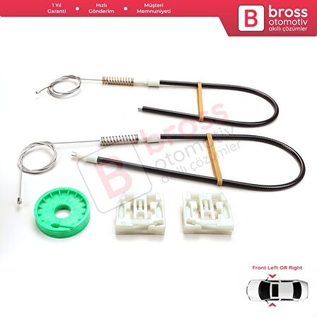 Maserati Quattroporte MK5 M139 2003-2012 İçin Elektrikli Ön Sağ veya Sol Cam Kriko Tamir Seti