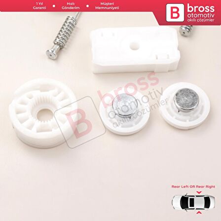 Ford Mustang MK5 S197 2005-2014 Convertible Coupe İçin Elektrikli Arka Sağ veya Sol Cam Kriko Seti