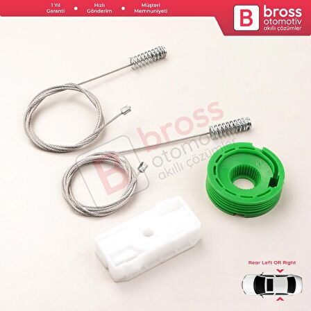 Mercedes CLK C208 A208 1997-2003 CLK55 AMG CLK320 CLK430 İçin Elektrikli Arka Cam Kriko Tamir Seti