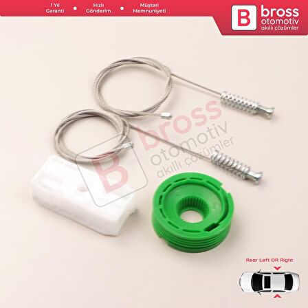 Mercedes CLK C208 A208 1997-2003 CLK55 AMG CLK320 CLK430 İçin Elektrikli Arka Cam Kriko Tamir Seti