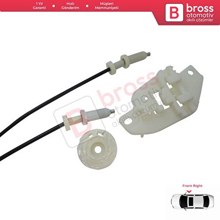 Hyundai Starex H-1 MK1 A1 1997-2007 824024A000 İçin Elektrikli Ön Sağ Cam Kriko Tamir Seti