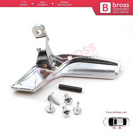 Mercedes W204 için İç Kapı Açma Kolu Sol 2047201171 PARLAK