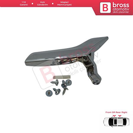 Mercedes W204 için İç Kapı Açma Kolu Sağ 2047202763 PARLAK