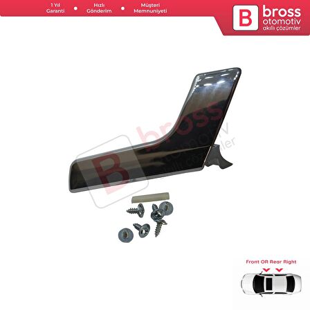 Mercedes W204 için İç Kapı Açma Kolu Sağ 2047202763 PARLAK