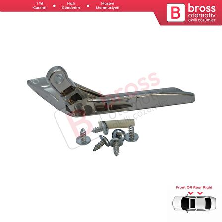 Mercedes W204 için İç Kapı Açma Kolu Sağ 2047202763 PARLAK