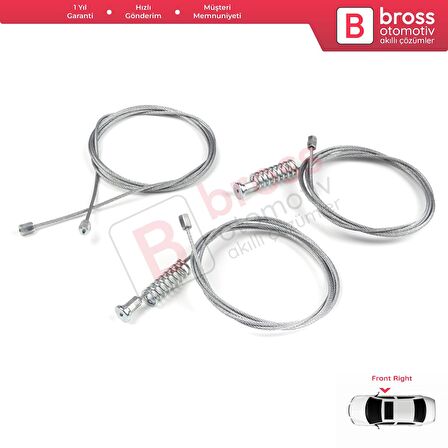 Kia Ceed Cee'd MK2 JD 2012-2018 5-Kapı  82460A2710 İçin Elektrikli Ön Sağ Cam Kriko Tamir Seti