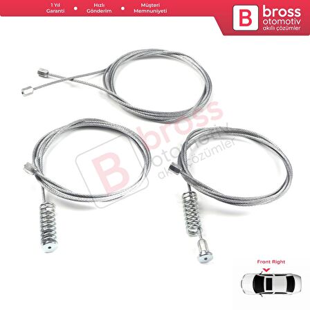 Kia Ceed Cee'd MK2 JD 2012-2018 5-Kapı  82460A2710 İçin Elektrikli Ön Sağ Cam Kriko Tamir Seti