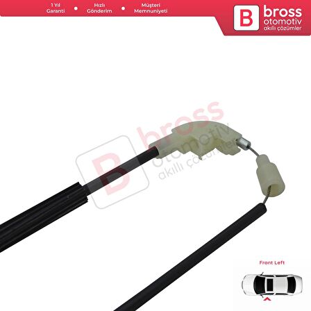 Volvo S40 V40 MK1 644 645 1995-2004 4/5-Kapı 30623448 İçin Elektrikli Ön Sol Cam Kriko Tamir Seti