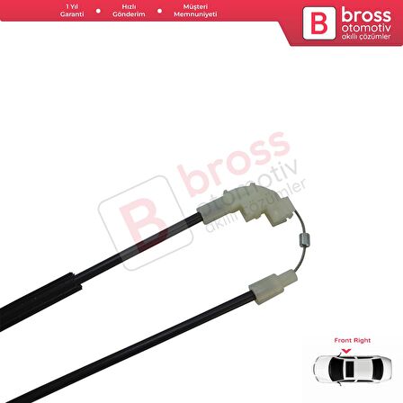 Volvo S40 V40 MK1 644 645 1995-2004 4/5-Kapı 30623449 İçin Elektrikli Ön Sağ Cam Kriko Tamir Seti