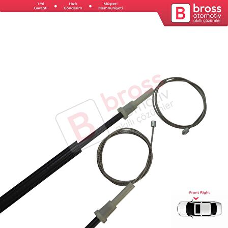 Volvo S40 V40 MK1 644 645 1995-2004 4/5-Kapı 30623449 İçin Elektrikli Ön Sağ Cam Kriko Tamir Seti