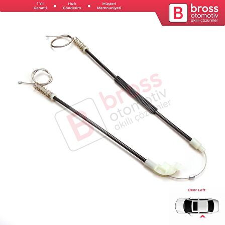 Volvo S40 V40 MK1 644 645 1995-2004 4/5-Kapı 30623452 İçin Elektrikli Arka Sol Cam Kriko Tamir Seti