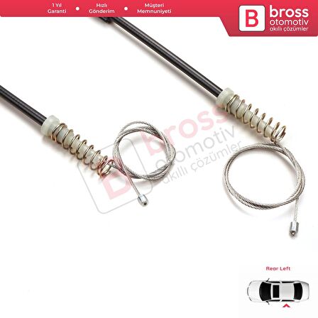 Volvo S40 V40 MK1 644 645 1995-2004 4/5-Kapı 30623452 İçin Elektrikli Arka Sol Cam Kriko Tamir Seti