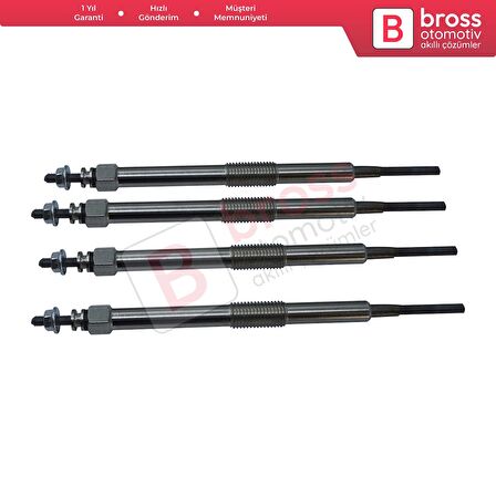 Toyota 1.4 D 4D Mini One D için 4 Adet Isıtma Bujisi 11 Volt 19850 0W010