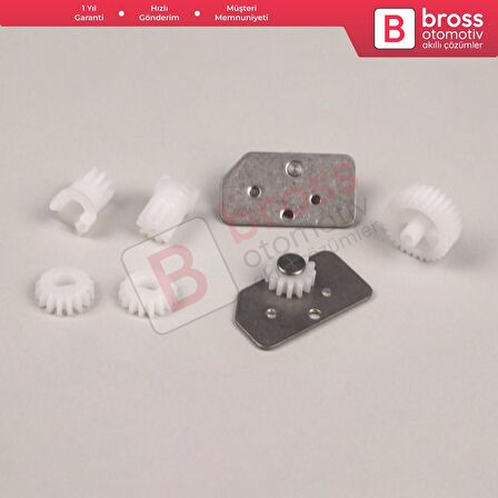 Hyundai Kia Chevrolet Daewoo Suzuki için Yan Ayna Tamir Dişli Seti 876101U060, 876201U060