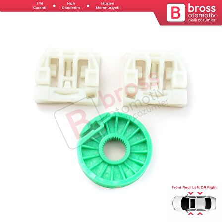 Maserati Quattroporte 2004 11 için Cam Kriko Tamir Seti 84934400