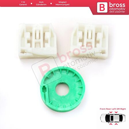 Maserati Quattroporte 2004 11 için Cam Kriko Tamir Seti 84934400