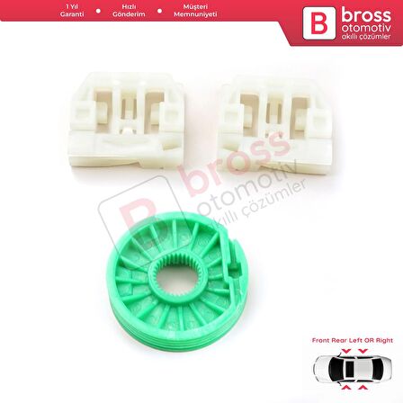 Maserati Quattroporte 2004 11 için Cam Kriko Tamir Seti 84934400