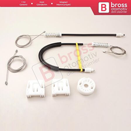 Mercedes C Class W204 S204 2006-2014 E W212 S212 2009-2016 4/5 Kapı İçin Ön Sağ Cam Kriko Tamir Seti