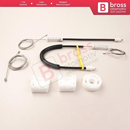 Mercedes C Class W204 S204 2006-2014 E W212 S212 2009-2016 4/5 Kapı İçin Ön Sağ Cam Kriko Tamir Seti