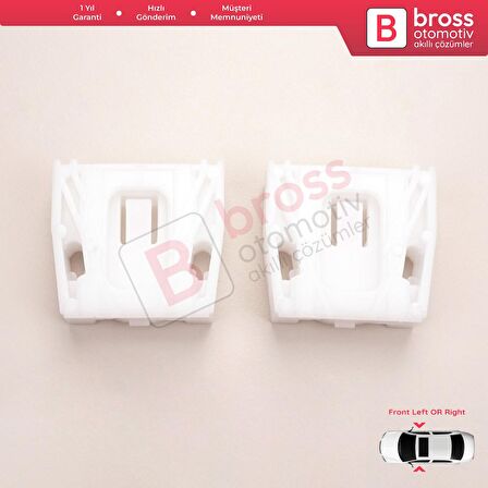 Mercedes C W204 S204 2006-2014 E W212 S212 2009-2016 İçin Ön Kapı Cam Kriko Ayak Tamir Klips Seti