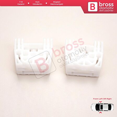 Mercedes C W204 S204 2006-2014 E W212 S212 2009-2016 İçin Ön Kapı Cam Kriko Ayak Tamir Klips Seti