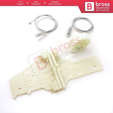 Peugeot 207 WA WC WK SW 2006–2015 5-Kapı 9224C9 İçin Elektrikli Arka Sağ Cam Kriko Tamir Seti