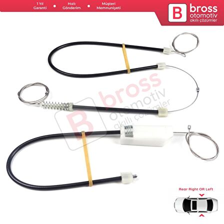 Mercedes CLS Class C219 W219 2004-2011 A2197300746 A2197300846 İçin Arka Cam Kriko Tamir Seti