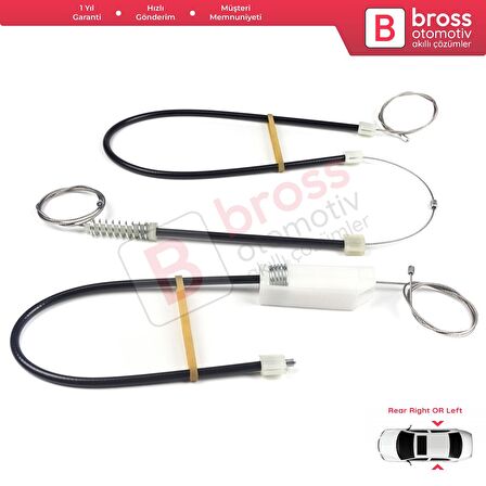 Mercedes CLS Class C219 W219 2004-2011 A2197300746 A2197300846 İçin Arka Cam Kriko Tamir Seti