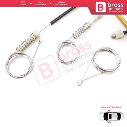 Mercedes V-Class Vito W447 2014-2024 A4477204000 İçin Elektrikli Ön Sağ veya Sol Cam Kriko Seti