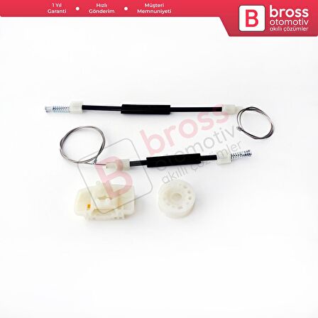 Seat Leon MK2 1P 1P1 2005-2012 5-Kapı HB 1P0839461A İçin Elektrikli Arka Sol Cam Kriko Tamir Seti