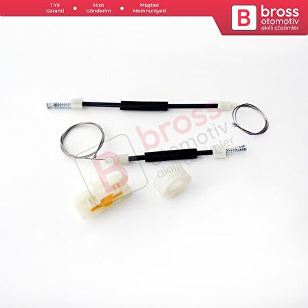 Seat Leon MK2 1P 1P1 2005-2012 5-Kapı HB 1P0839461A İçin Elektrikli Arka Sol Cam Kriko Tamir Seti