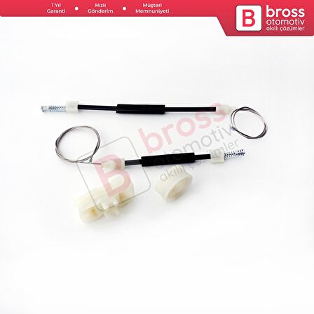 Seat Leon MK2 1P 1P1 2005-2012 5-Kapı HB 1P0839461A İçin Elektrikli Arka Sol Cam Kriko Tamir Seti