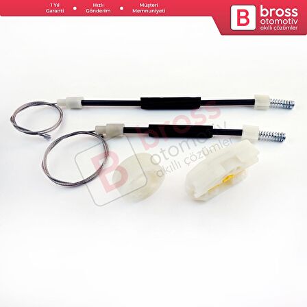 Seat Leon MK2 1P 1P1 2005-2012 5-Kapı HB 1P0839462A İçin Elektrikli Arka Sağ Cam Kriko Tamir Seti