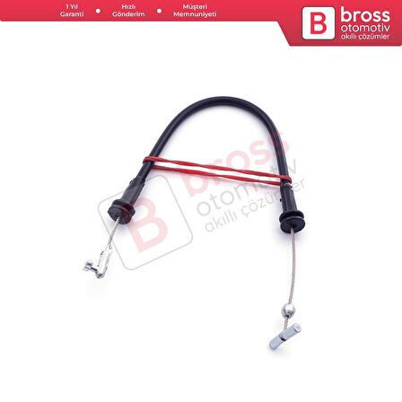 Smart ForFour 454 için Arka Kapı Dış Açma Teli A4547330269