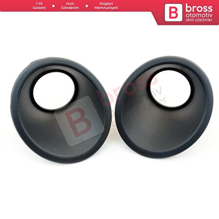 Fiat Fiorino Nemo Bipper için Ön Sis Far Çerçevesi Siyah 7452TJ 735462202